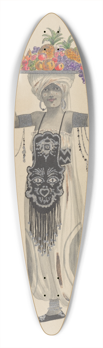 Will R. Barnes - Slaves-Men 39.3 inch art pintail longboard deck