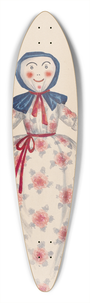 Will R. Barnes - The Gay Rag Dolls-1 39.3 inch art pintail longboard deck