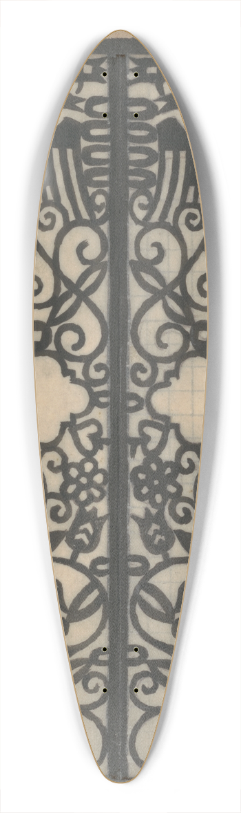 Winold Reiss - Design drawings for the Theodore Weicker Apartment Building.] [Study for metalwork gate 39.3 inch art pintail longboard deck