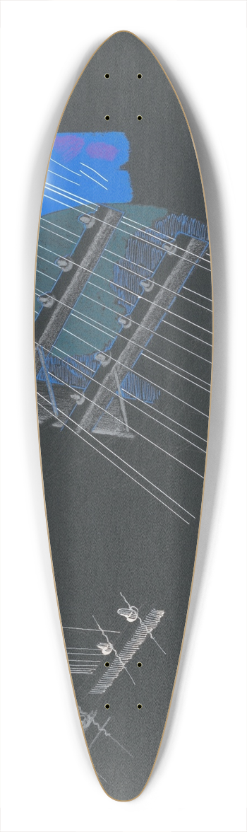 Winold Reiss - Graphic designs for Fortune magazine.] [Studies drawn on black paper 39.3 inch art pintail longboard deck
