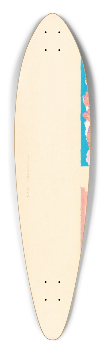 Winold Reiss - Proposed treatment for roller rink, Elizabeth, N.J.] [Wall elevations, alpine scheme 39.3 inch art pintail longboard deck