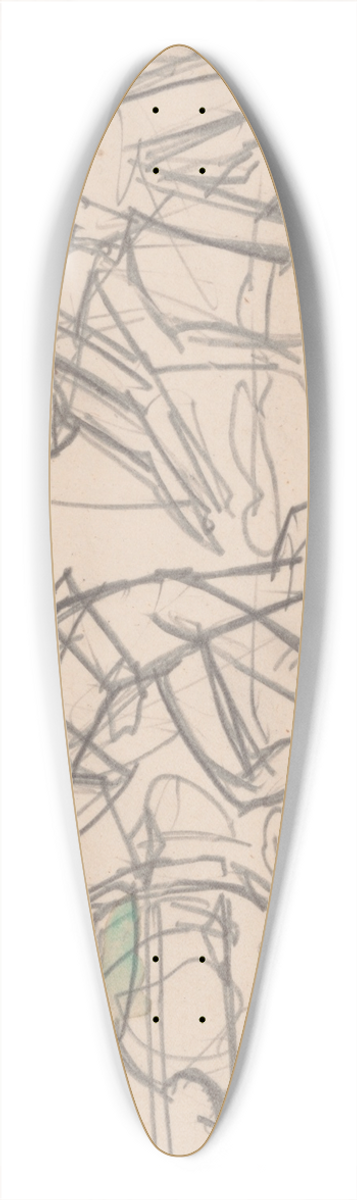 Winold Reiss - Sketches and drawings related to Der Soldat in der deutschen Vergangenheit, by George Liebe 39.3 inch art pintail longboard deck
