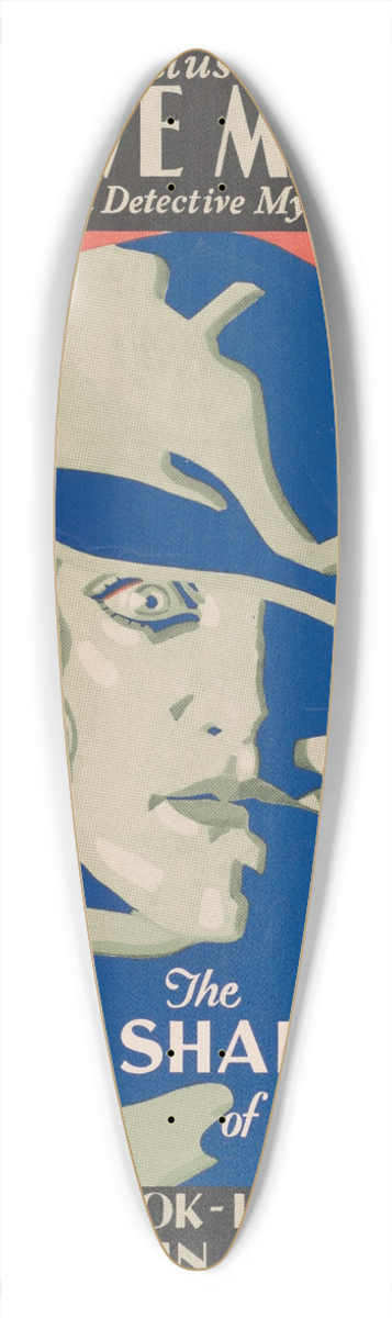Winold Reiss - The illustrated detective magazine 39.3 inch art pintail longboard deck