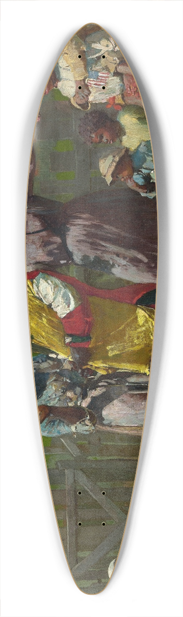 Winslow Homer - Dressing for the Carnival 39.3 inch art pintail longboard deck