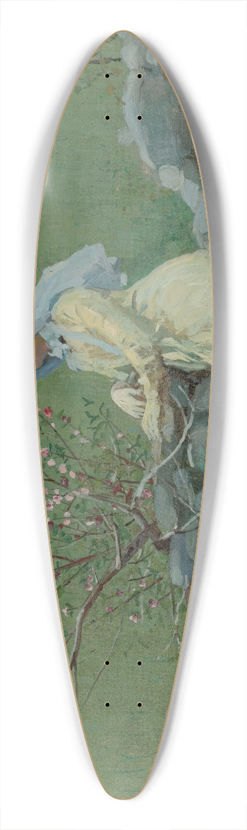 Winslow Homer - Peach Blossoms 39.3 inch art pintail longboard deck
