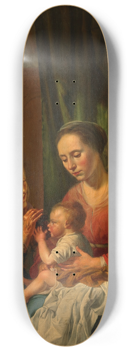 Dirck van Hoogstraten - Virgin and Child with St Anne 8.25 inch art skate deck