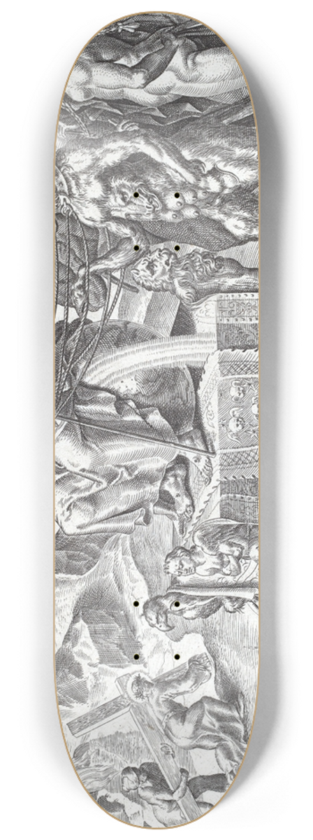 Dirck Volckertz Coornhert - The Triumph of Christ 8.25 inch art skate deck