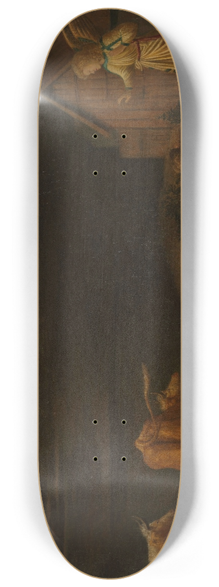 Dirck Wijntrack - Annunciation to the Shepherds 8.25 inch art skate deck
