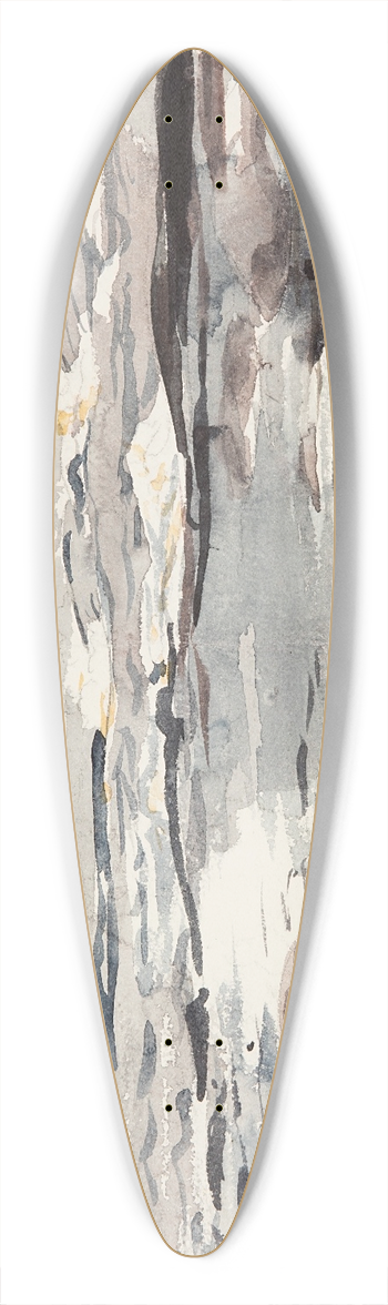 Winslow Homer - Woodland Stream 39.3 inch art pintail longboard deck