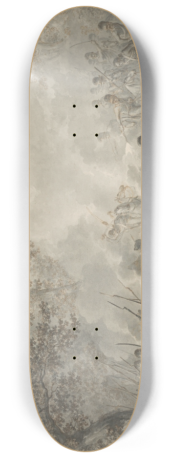 Dirk Langendijk - A Battle Between Cavalrymen and Infantry 8.25 inch art skate deck