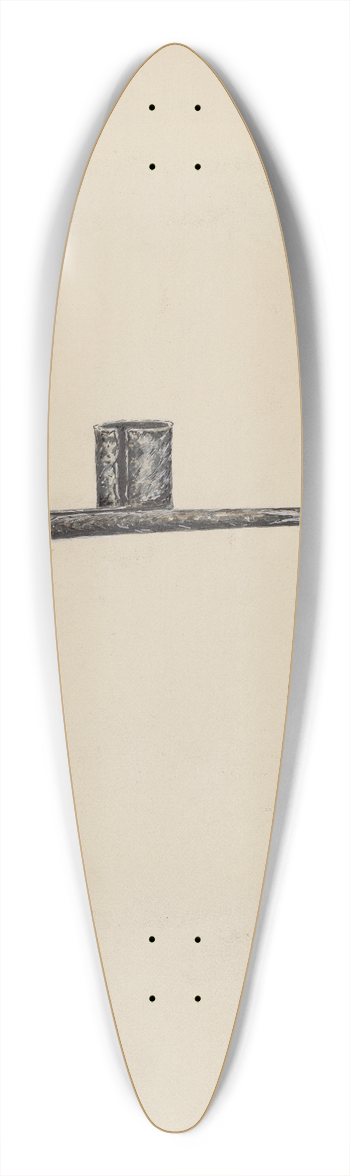 W.J. Goodacre - Candle Holder 39.3 inch art pintail longboard deck