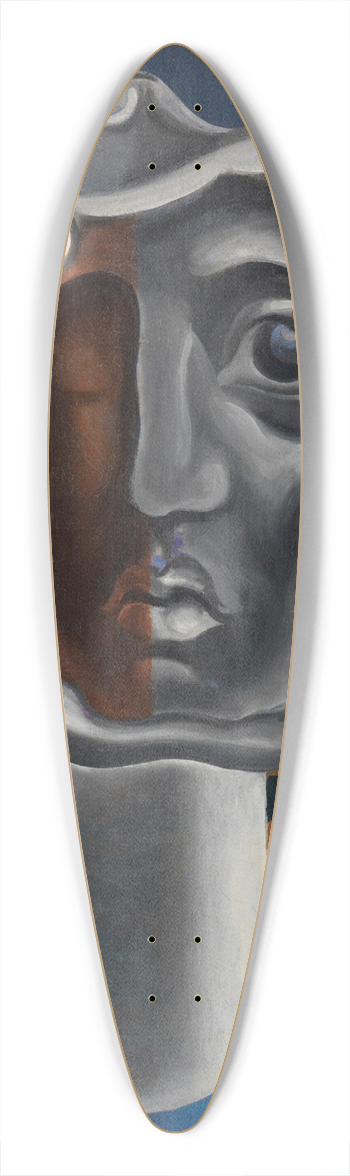 Wladimir Baranoff-Rossin - Tte mcanique 39.3 inch art pintail longboard deck