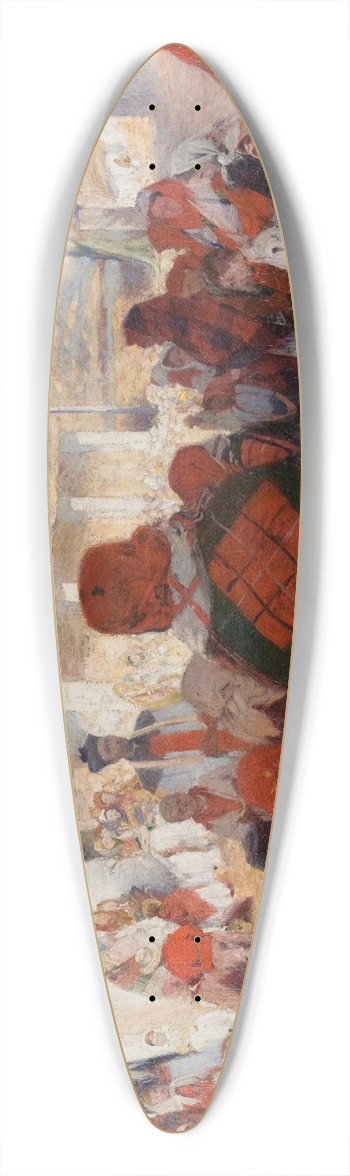 Wodzimierz Tetmajer - Blessing of Easter Food 39.3 inch art pintail longboard deck