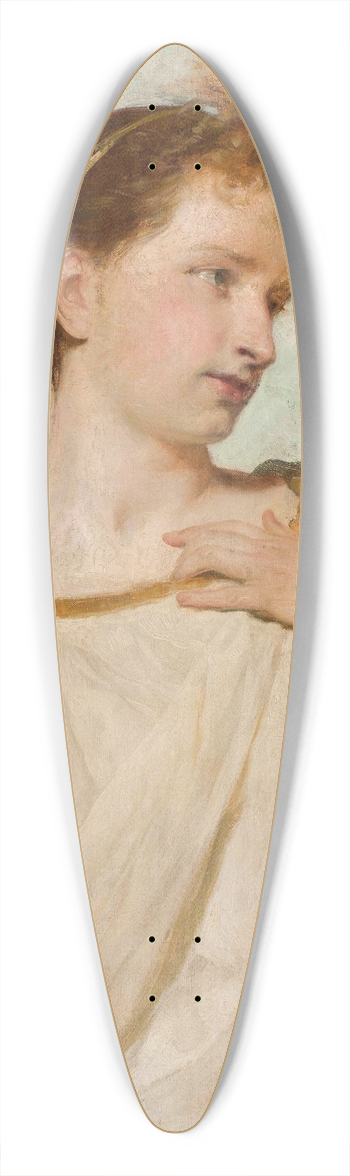 Wojciech Gerson - Portrait of Irena Solska ne Powik 39.3 inch art pintail longboard deck