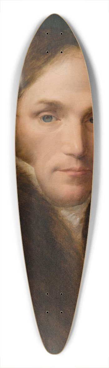 Wojciech Korneli Stattler - Portrait of Kazimierz Brodziski 39.3 inch art pintail longboard deck