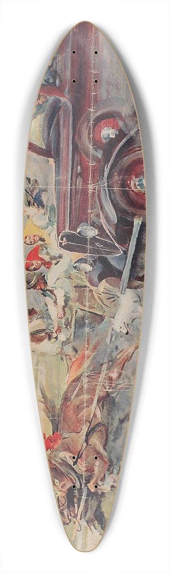 Wojciech Kossak - Polski Fiat Spka Akcyjna ; Centrala; Warszawa, Sapieyska 6 39.3 inch art pintail longboard deck