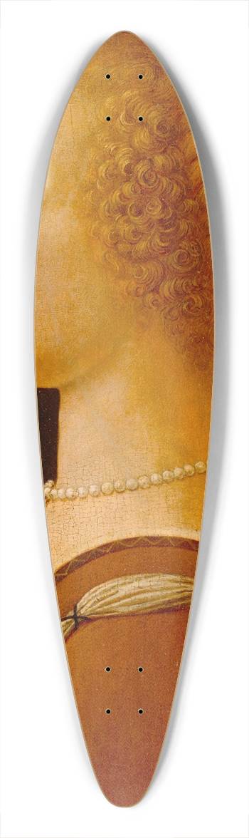 workshop of Domenico Ghirlandaio - A Young Woman 39.3 inch art pintail longboard deck