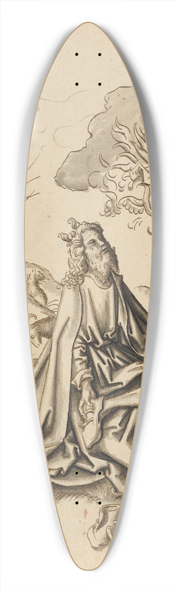 Workshop of Hans Holbein the elder - Moses at the burning bush 39.3 inch art pintail longboard deck