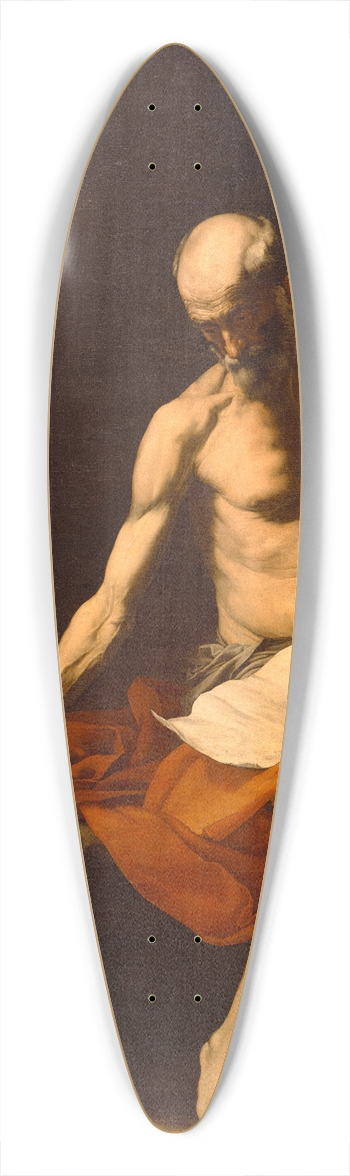 workshop of Jusepe de Ribera - Saint Jerome in the Wilderness 39.3 inch art pintail longboard deck