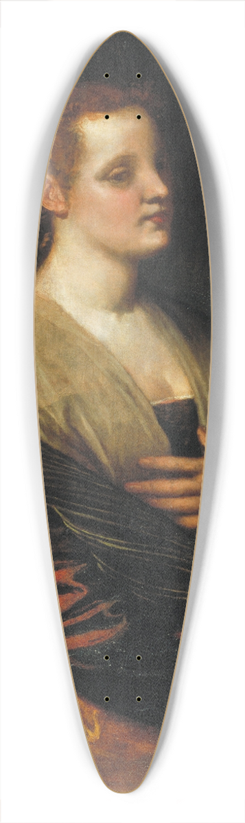 Workshop of Paolo Veronese - Saint Catherine 39.3 inch art pintail longboard deck