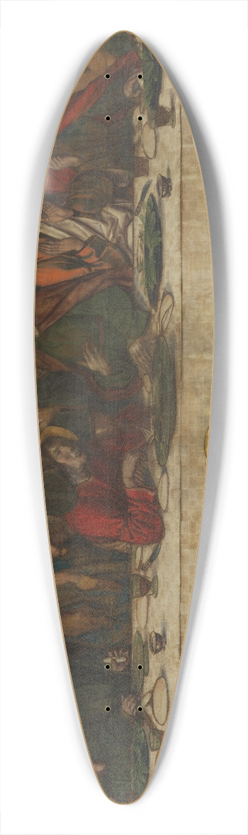 Workshop of Pedro Berruguete - The Last Supper 39.3 inch art pintail longboard deck