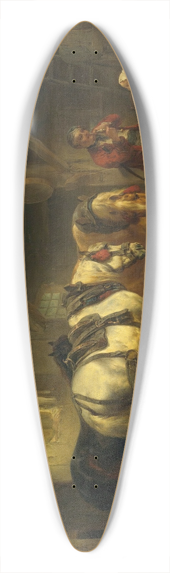 Wouterus Verschuur - In The Stables 39.3 inch art pintail longboard deck