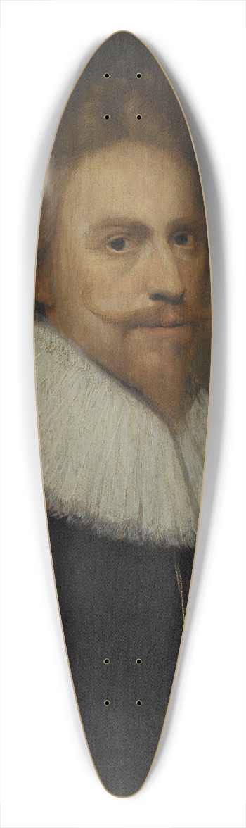 Wybrand de Geest - Self-Portrait 39.3 inch art pintail longboard deck