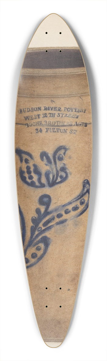 Yolande Delasser - Jar 39.3 inch art pintail longboard deck