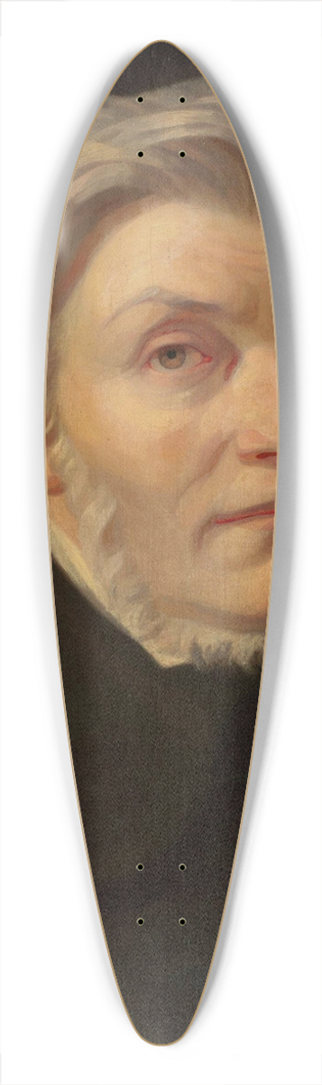 Zofia Szymanowska-Lenartowicz - Portrait of Adam Mickiewicz 39.3 inch art pintail longboard deck