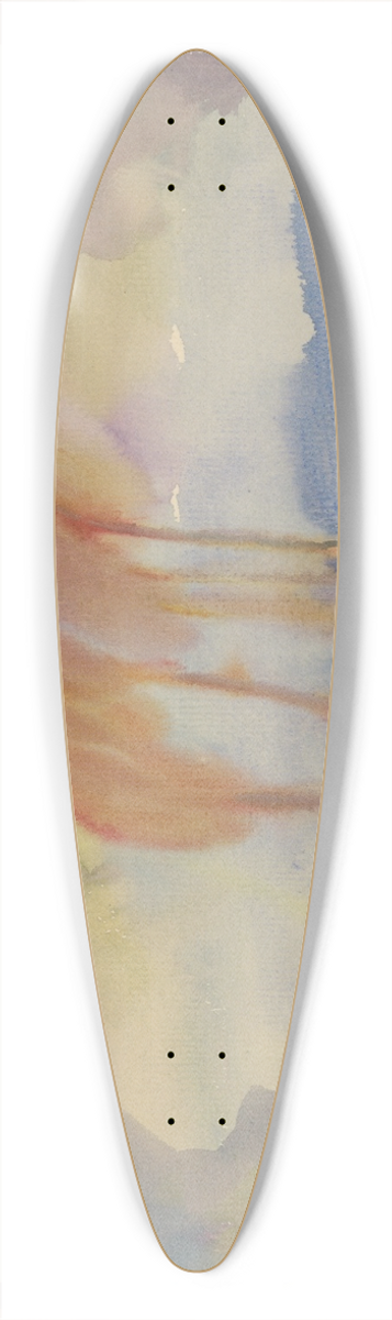 Zolo Palugyay - Autumn Birch Trees in a Sunlit Meadow 39.3 inch art pintail longboard deck
