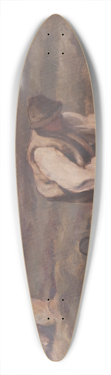 Zolo Palugyay - Autumn Work (Potato Digging) 39.3 inch art pintail longboard deck