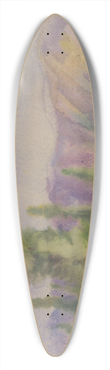 Zolo Palugyay - Motif from Liptov Mountains 39.3 inch art pintail longboard deck