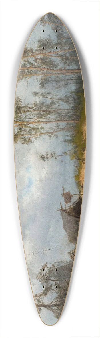 Zygmunt Sidorowicz - Gipsy tents 39.3 inch art pintail longboard deck