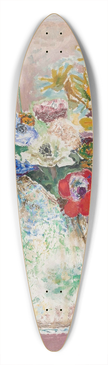 Zygmunt Waliszewski - Anemones 39.3 inch art pintail longboard deck