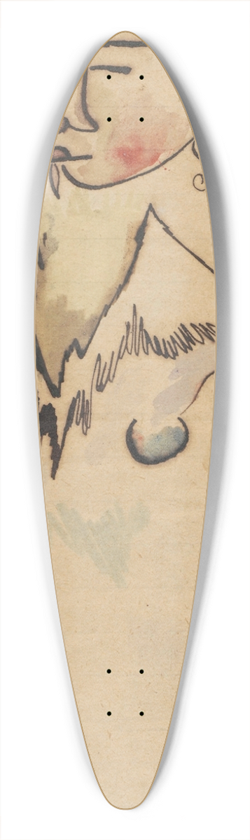 Zygmunt Waliszewski - Venus 39.3 inch art pintail longboard deck