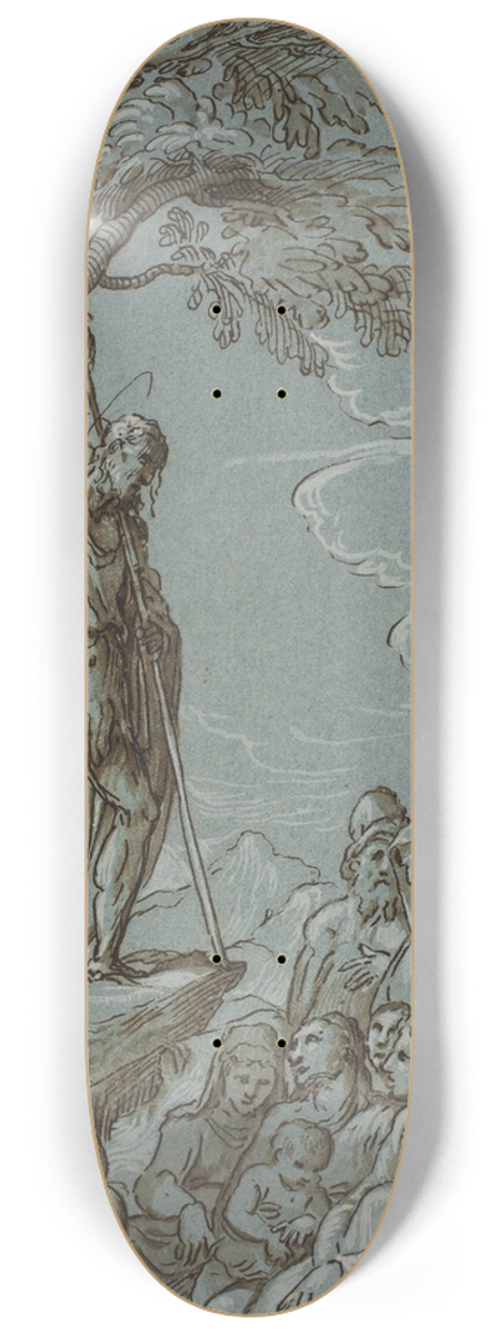 Domenico Campagnola - Johannes Dberen prdiker i rkenen 8.25 inch art skate deck