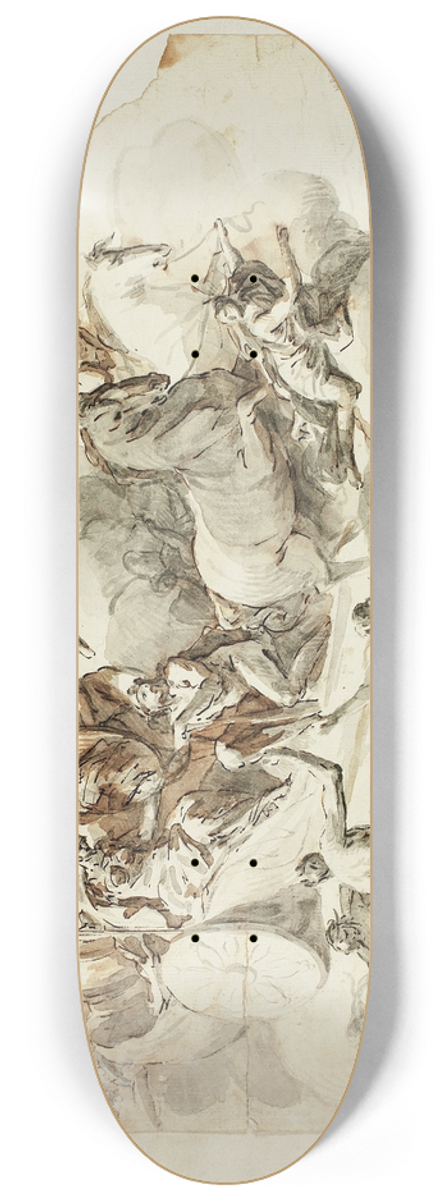 Domenico Mondo - Apotheosis of a Hero 8.25 inch art skate deck