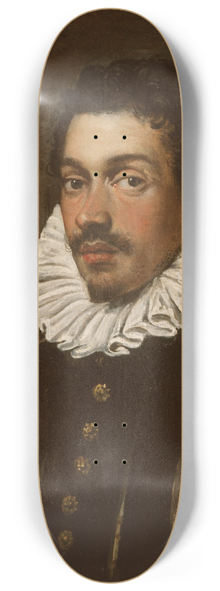 Domenico Tintoretto - Portrait of a Gentleman 8.25 inch art skate deck