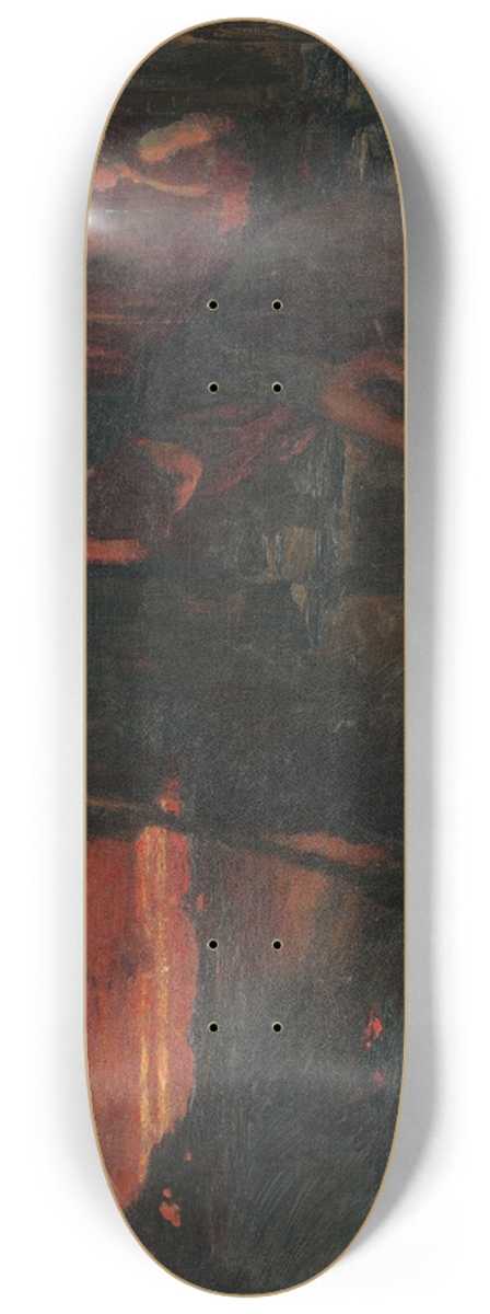 Dominik Skuteck - Scene from the Smithy 8.25 inch art skate deck