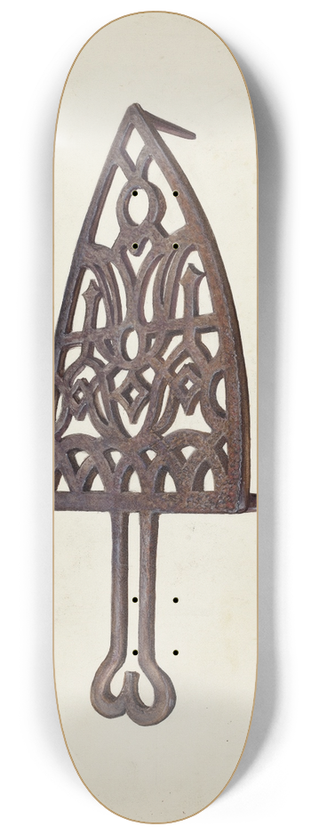 Donald Harding - Flat Iron Holder 8.25 inch art skate deck