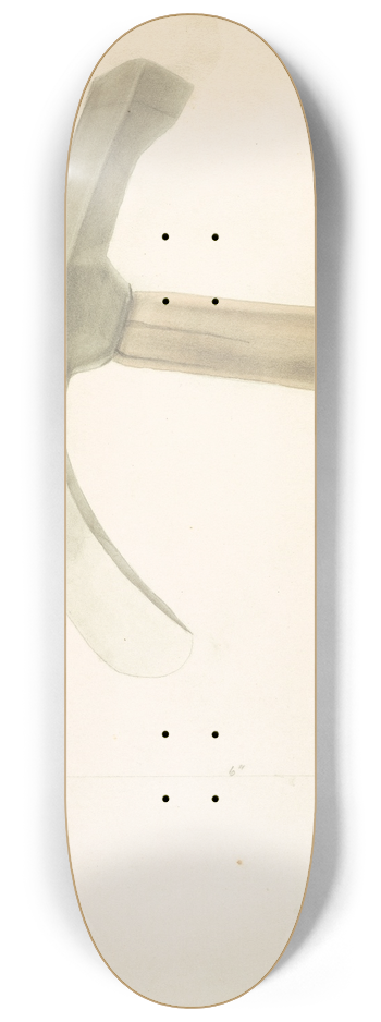 Donald Streeter - Hand Forged Adze 8.25 inch art skate deck