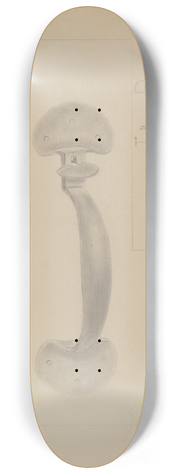 Donald Streeter - Hand Forged Latch 8.25 inch art skate deck