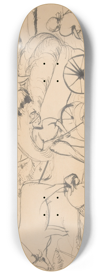 Dora Bromberger - Harvesting 8.25 inch art skate deck