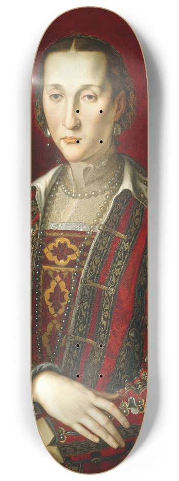 Agnolo Bronzino - Eleonora di Toledo 8.25 inch art skate deck