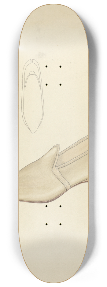 Doris Beer - Slippers 8.25 inch art skate deck