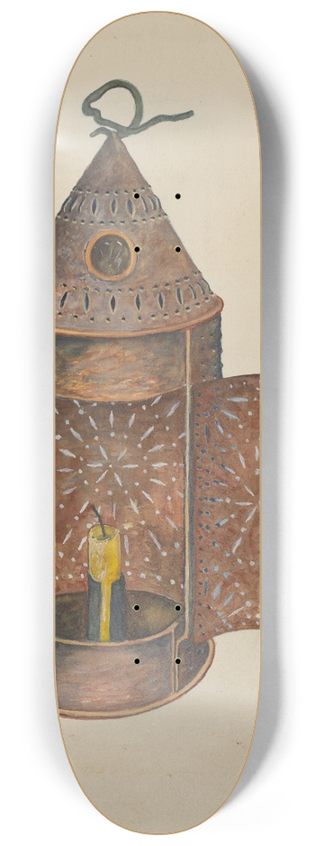Dorothea A. Farrington - Yard Lantern 8.25 inch art skate deck