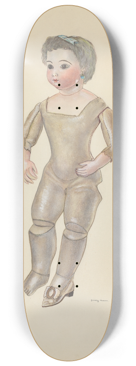 Dorothy Harris - Doll with Bisque Head 8.25 inch art skate deck
