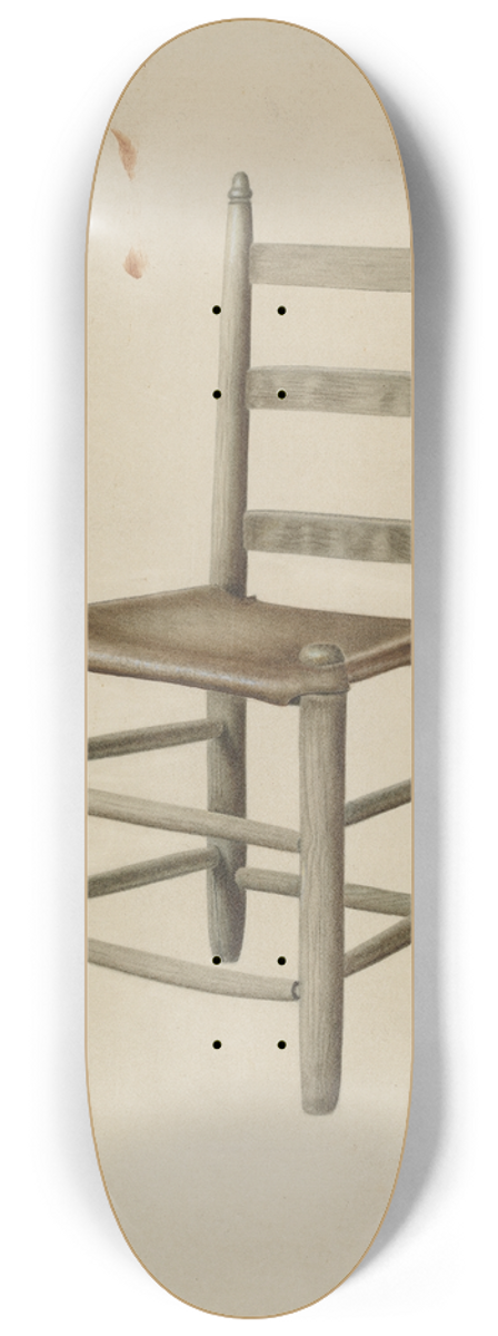 Dorothy Johnson - Rawhide-bottom Chair 8.25 inch art skate deck