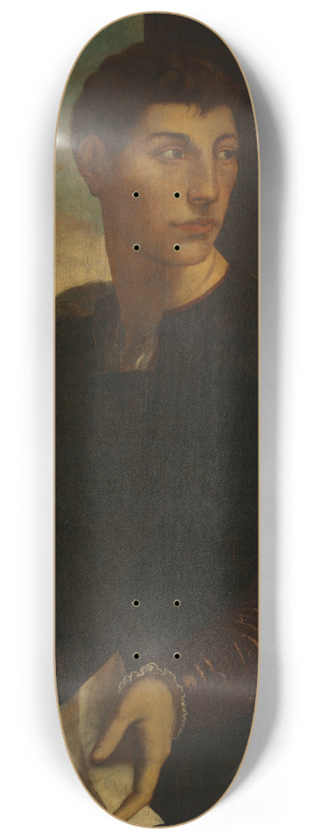 Dosso Dossi - Portrait of a Young Man 8.25 inch art skate deck