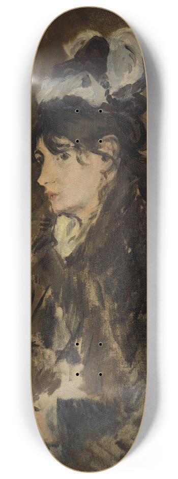 douard Manet - Berthe Morisot 8.25 inch art skate deck
